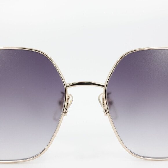 Gucci GG1285 Square Sunglasses Gold Gray OS - Picture 6 of 16